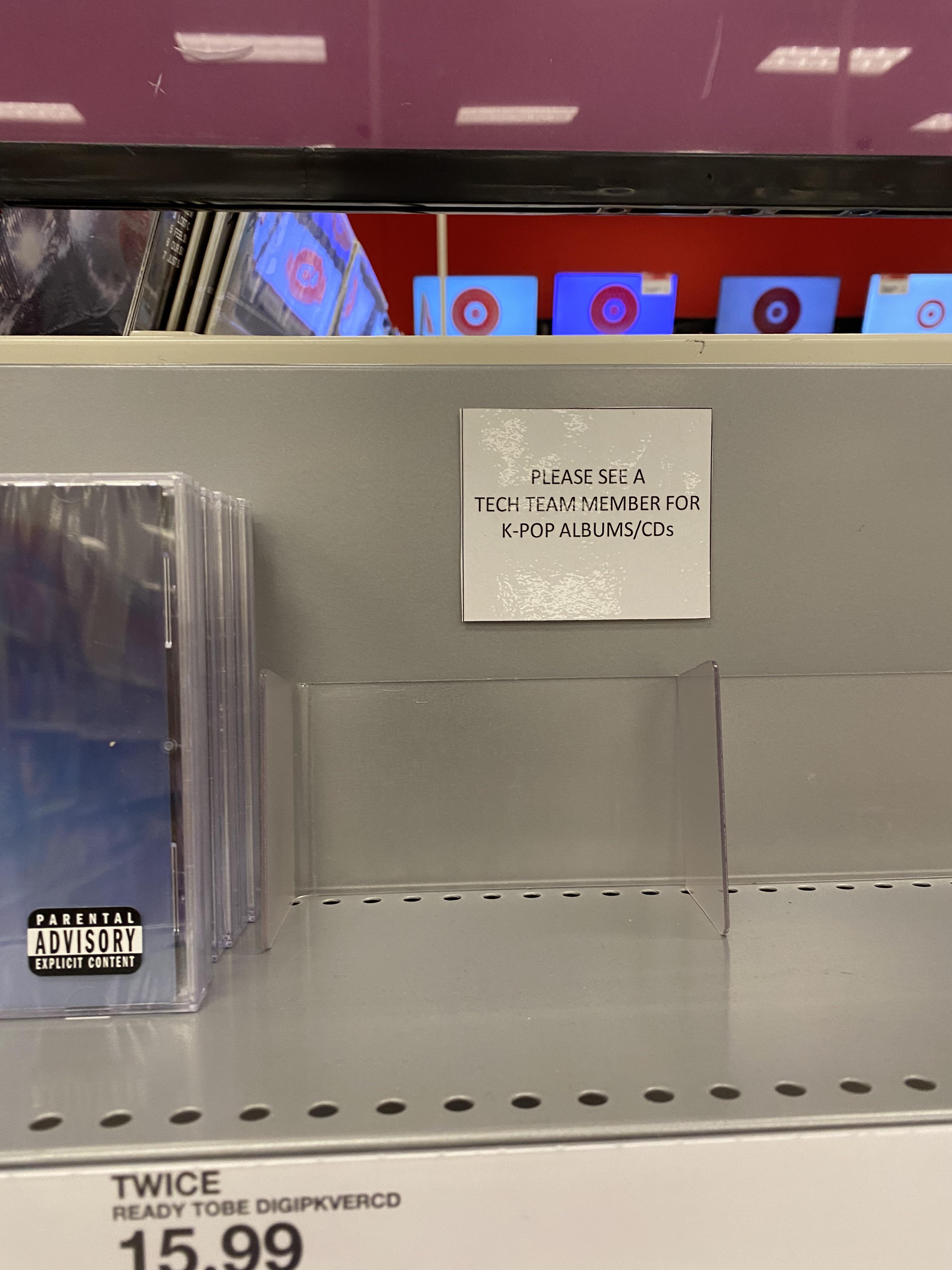 Gotta ask for the album at my local Target PTKOREA