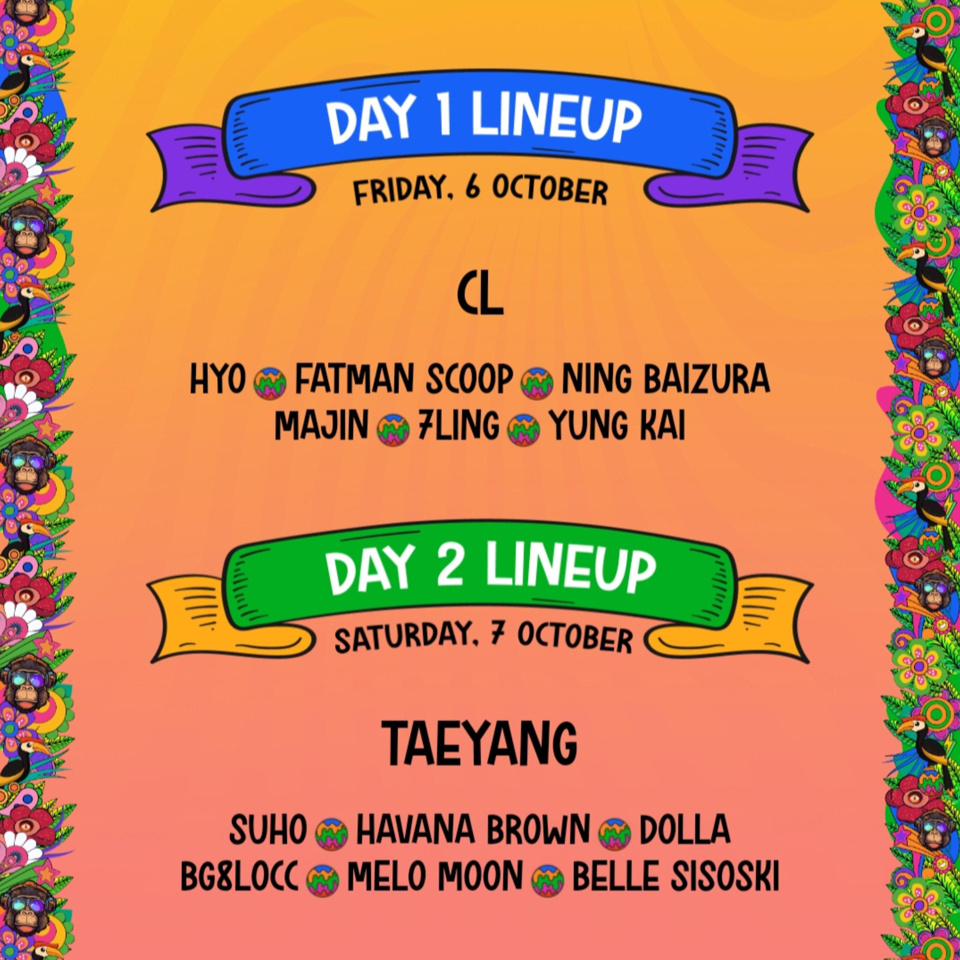 BIGBANG Taeyang, 2NE1 CL, Girls' Generation (SNSD) Hyoyeon (HYO), EXO