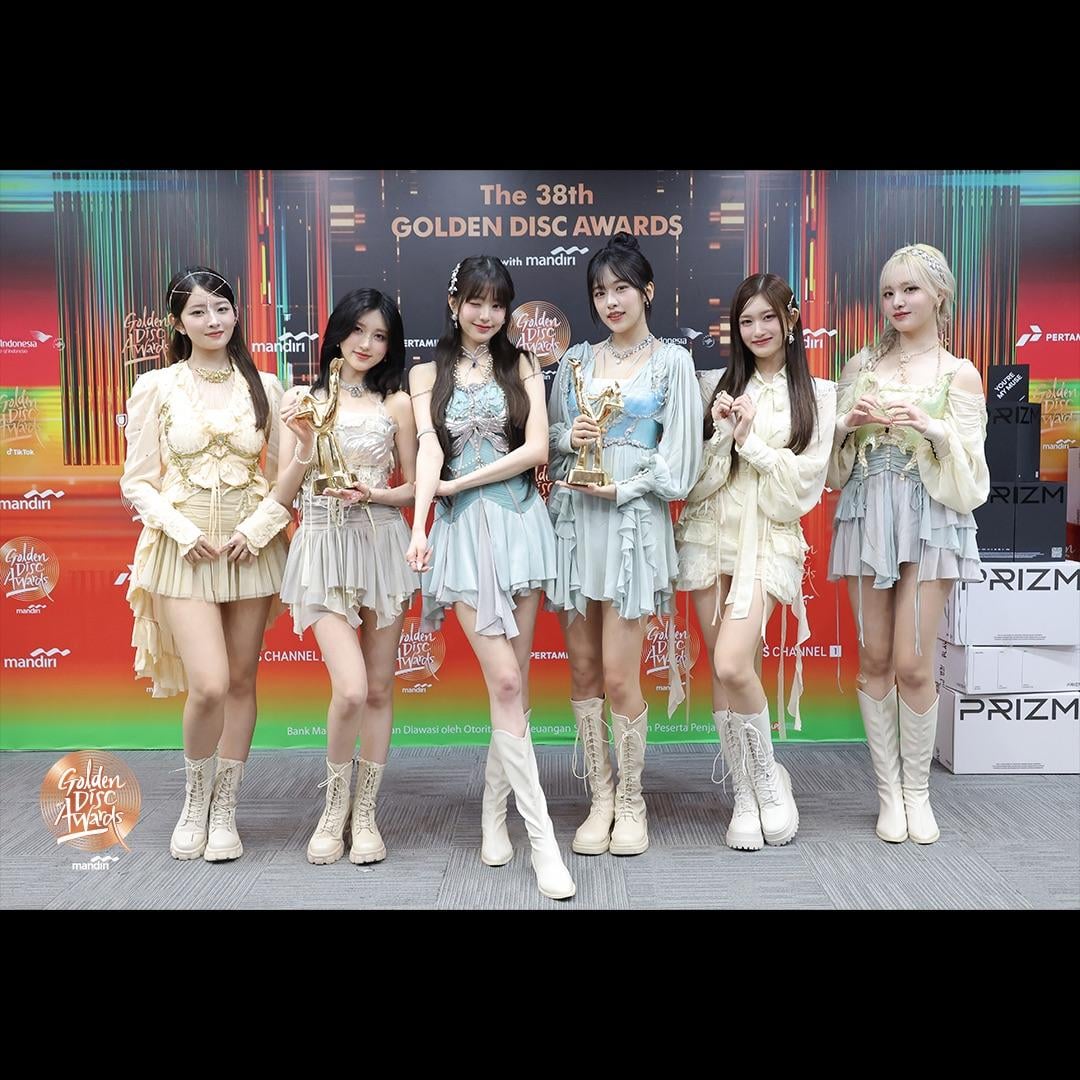240107 Golden Disc Awards Twitter Update With IVE 38th Golden Disk